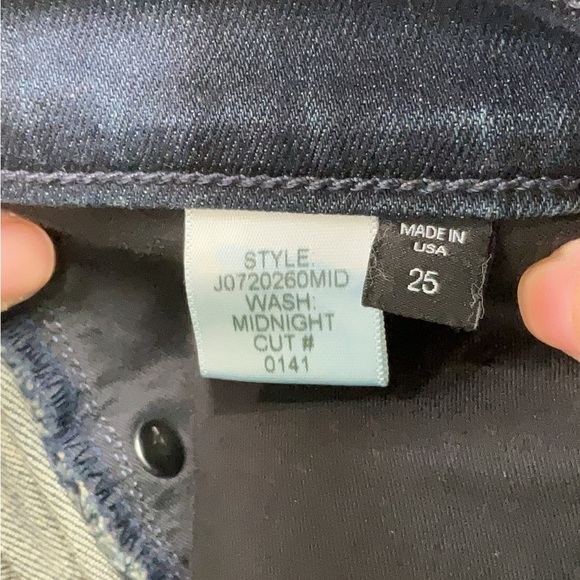 NWT VERONICA BEARD Carly Women’s Blue Crop Kick-flare-leg High Waist Jeans 25 - Picture 7 of 7